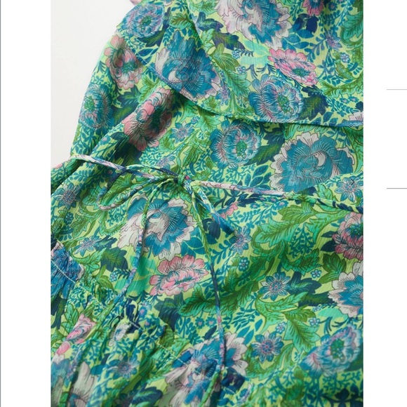 Mango Ruffle Printed Dress - Picture 8 of 8